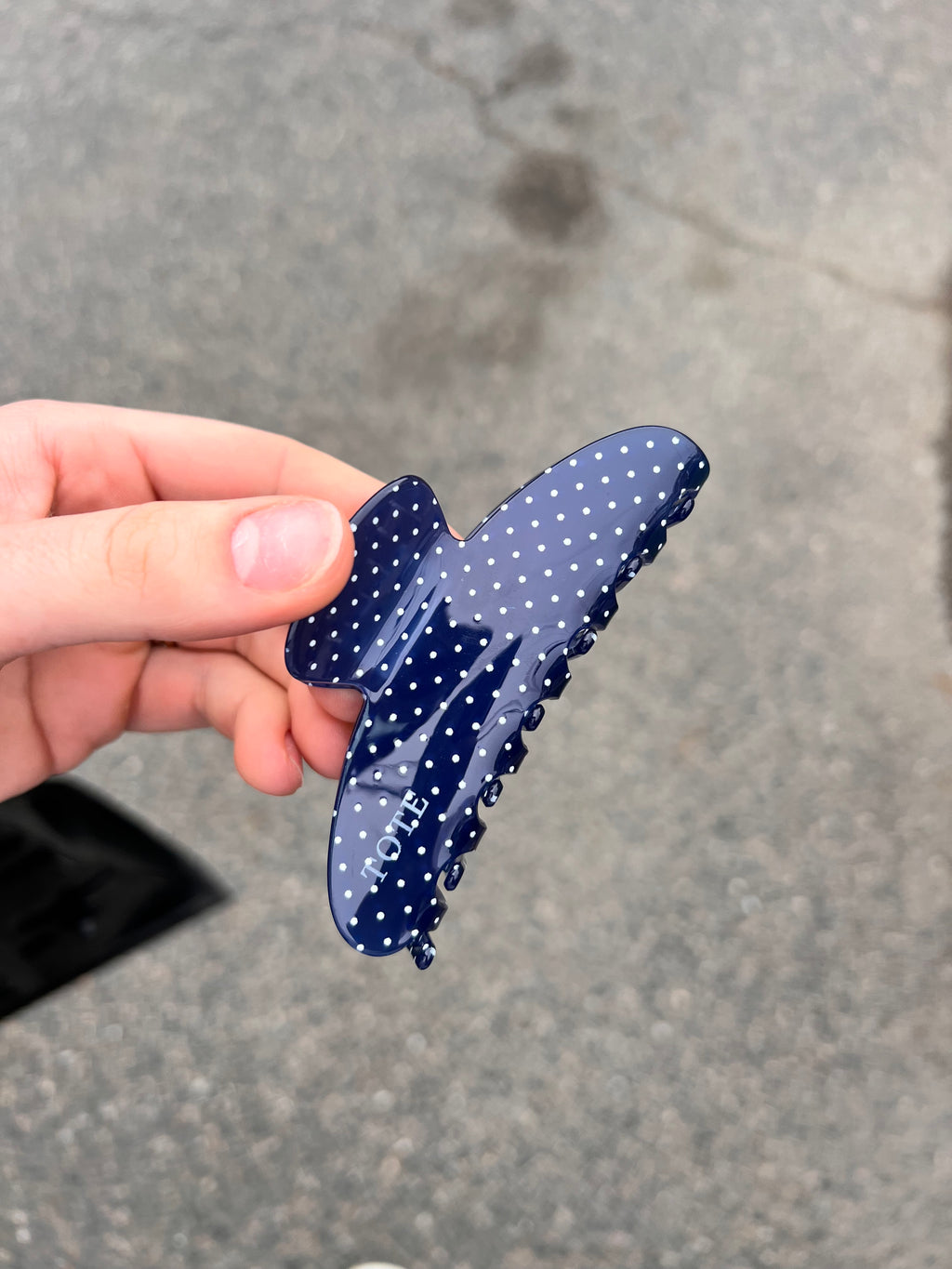 Polka Dot Claw Clip