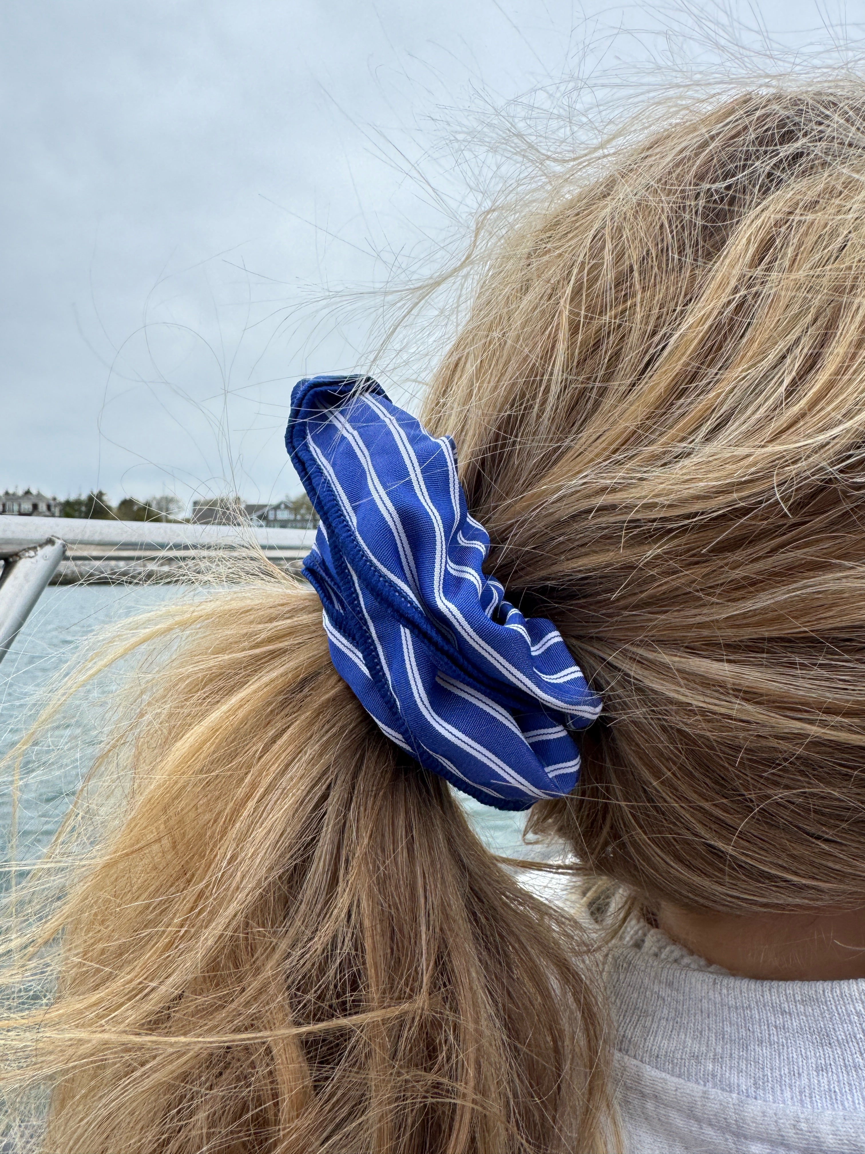 Blue Scrunchie